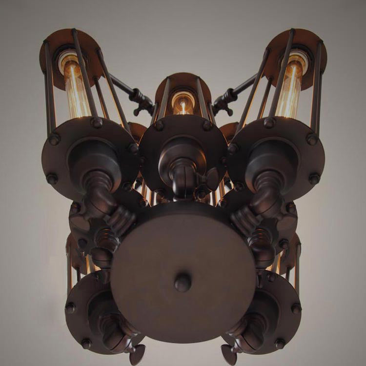 Retro steam whistle  chandelier