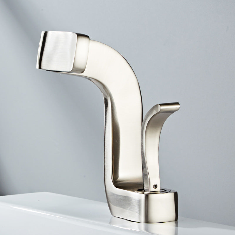 Crystal Cascade vanity sink faucet
