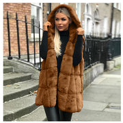 Viktoria - Hooded Fur Jacket